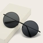Retro Round Fashion Glasses For Women Men Vintage Style Fashion Costume Fashion Glasses For Vacation Beach Party