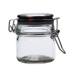 6PACK Metal Lid Cliptop Jar 7X6 Cm 100 Ml