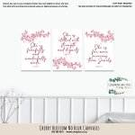 Canvas Cherry Blossom No Blur She Is Fearfully And Wonderfully Made