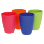 Summer Fun Plastic Tumbler Set 4 Piece