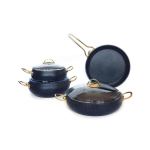 Elite 7 Piece Cookware Set Black