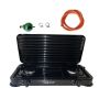 Sokany - Black - 2 Plate Gas Stove With Cover