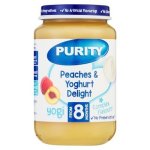 Purity Jar Peaches & Yoghurt 200MLFROM 8 Months