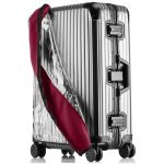 Linpr Transparent Pvc Suitcase Cover No Disassembly Required Clear Luggage Cover Waterproof Travel Wrap Luggage Protectors 20 Re