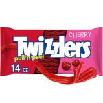 Twizzlers Pull 'n' Peel Cherry Flavored Licorice Style Chewy Candy Bag 14 Oz