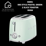 Defy Smeg 50S Style Pastel Green 2 Slice Toaster - 950W