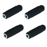 3.5MM Female To 3.5MM Female Stereo Audio Jack Adapter - Pack Of 4
