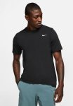 Nike Dri-fit Fitness T-Shirt Solid - Black white