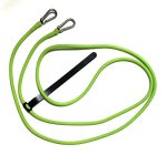 Fishing Rod Safety Line Lanyard 200LB Tested Stainless Carabiner And 6 Foot Tether For Rod And Reel Latex Covered And Anti Tangl