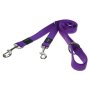 Rogz Pet Products Rogz Utility Large 20MM Fanbelt Multi-purpose Dog Lead - Purple Reflective