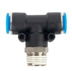 AirCraft Pu Hose Fitting Tee 14MM-1 2" M