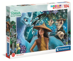 Raya And The Last Dragon 104 Piece Glitter Puzzle