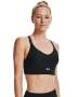 Women's Ua Infinity Mid Rib Sports Bra - Black / Sm