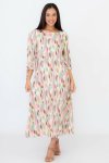 Grace Midaxi Long Sleeves Viscose Summer Dress
