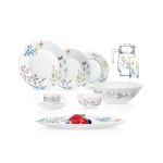 Essence Isaure 46 Piece Dinner Set White