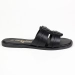 Push In Sandal - Black - 8
