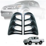 Toyota Hilux Vigo 2012 2015 Tail Light Trims Black