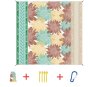 Water Resistant Picnic And Beach Throw/mat 210 200CM - Sunflower Mandala