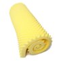 Convoluted/eggbox Mattress Topper - Thinkcosy - Yellow - Queen XL