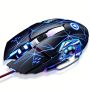 Gaming Mouse Wired Rgb 3200DPI USB Optical Mouse 6 Buttons Black