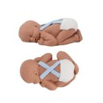 Sleeping Baby Blue Figurine