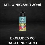 Quench Mtl nic Salt Flavour Shot 30ML 15ML