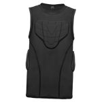 Kavandirjp Kids Soccer Protect Vest Training Suit Padded Football Protective Gear Boys Compression Wear Sleeveless Shirt With Ri