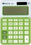 12 Digit Desktop Calculator - Small Green