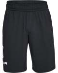 Men's Ua Sportstyle Cotton Graphic Shorts - BLACK-001 LG