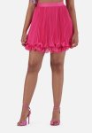 Lyra Pleated MINI Skirt - Hot Pink