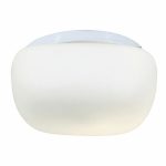 Eurolux Cheese Fitting Sqaure Opal Glass Ceiling Light - White - 200MM
