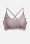 Under Armour Ua Crossback Low Bra - Tetra Grey & White