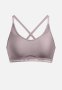 Under Armour Ua Crossback Low Bra - Tetra Grey & White