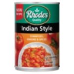 Rhodes Mild Indian Style Tomatoes 410G