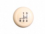 Vintage Speed Gear Knob With A Stock Shift Pattern Finished In Ivory - Autostyle Motorsport South Africa