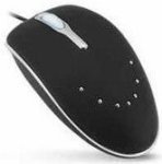 Unique PS 2 Mouse With Carry Pouch - Black