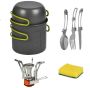 Cookware Camping Pot Bowl Stove Set Burner
