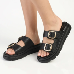 Madison Becka Sandal - Black - 8