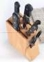 Kitchen Utensil Holder Knife Block With Drainboard