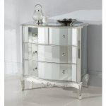 Vintage Mirror Chest Of 4 Drawers