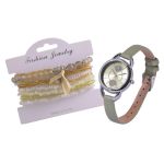 Digitime Ladies Lily Watch & Bracelet Set