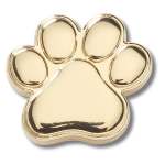 Goldair Gold Dog Paw Jibbitz