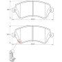 Toyota Kbc Brake Pads Front For Corolla Runx Opel Mazda - Spares Direct