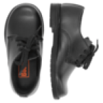 Boys Classic Black School Shoes Size 9-1