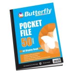 Butterfly Pocket File A4 50 Page