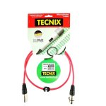 Technics Tecnix 1M Xlr M-f Xlr MIC Cable Red