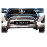 Toyota Hilux GD6 2016-PRESENT Nudge Bar Oval Stainless –