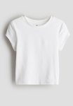 Cotton Jersey Top - White