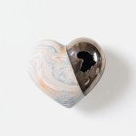 Africa Heart - Multi Earth Bronze