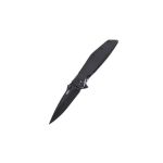 CRKT Slag Assisted Opening Black Stainless Steel Handle With Black Oxide D2 Blade Finish